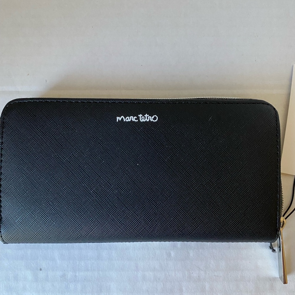 Marc Tetro Wallet Boston Terrier Black New - Picture 3 of 13